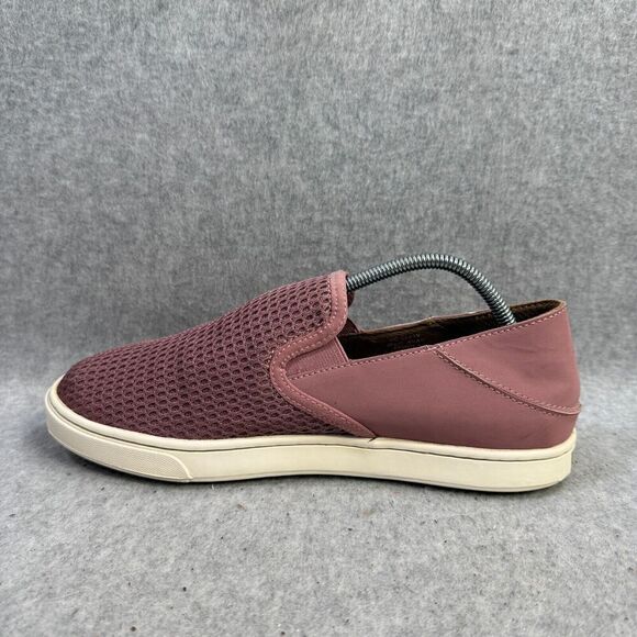 Olukai Womens Shoes Size 8.5 Pehuea Pink Slip On Low Top Comfort Casual Sneakers - Picture 7 of 9
